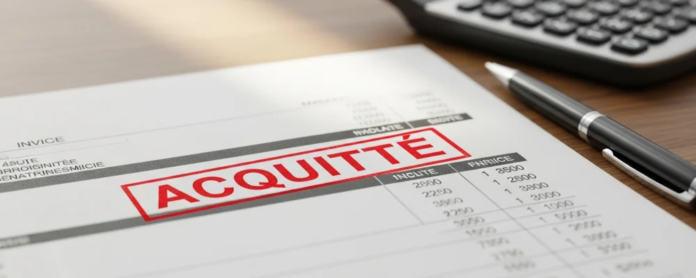 Facture acquittée : comment l'obtenir rapidement ? 1 facture acquittée