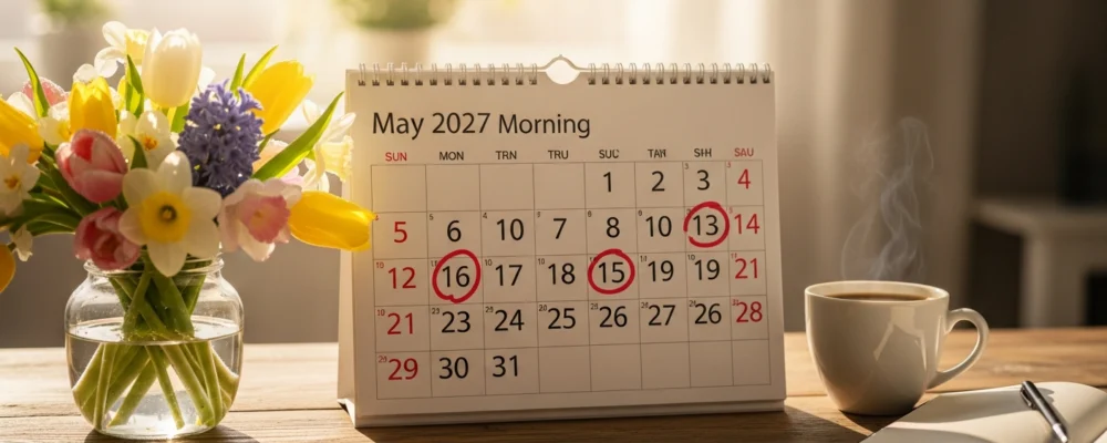 fériés mai 2027