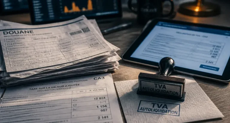 Autoliquidation TVA à l’importation : importations tva et documents douane sur bureau