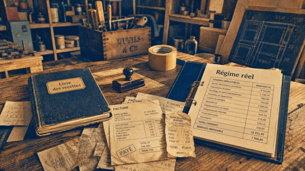 Comptable artisan en atelier : micro-entreprise, régime réel et société