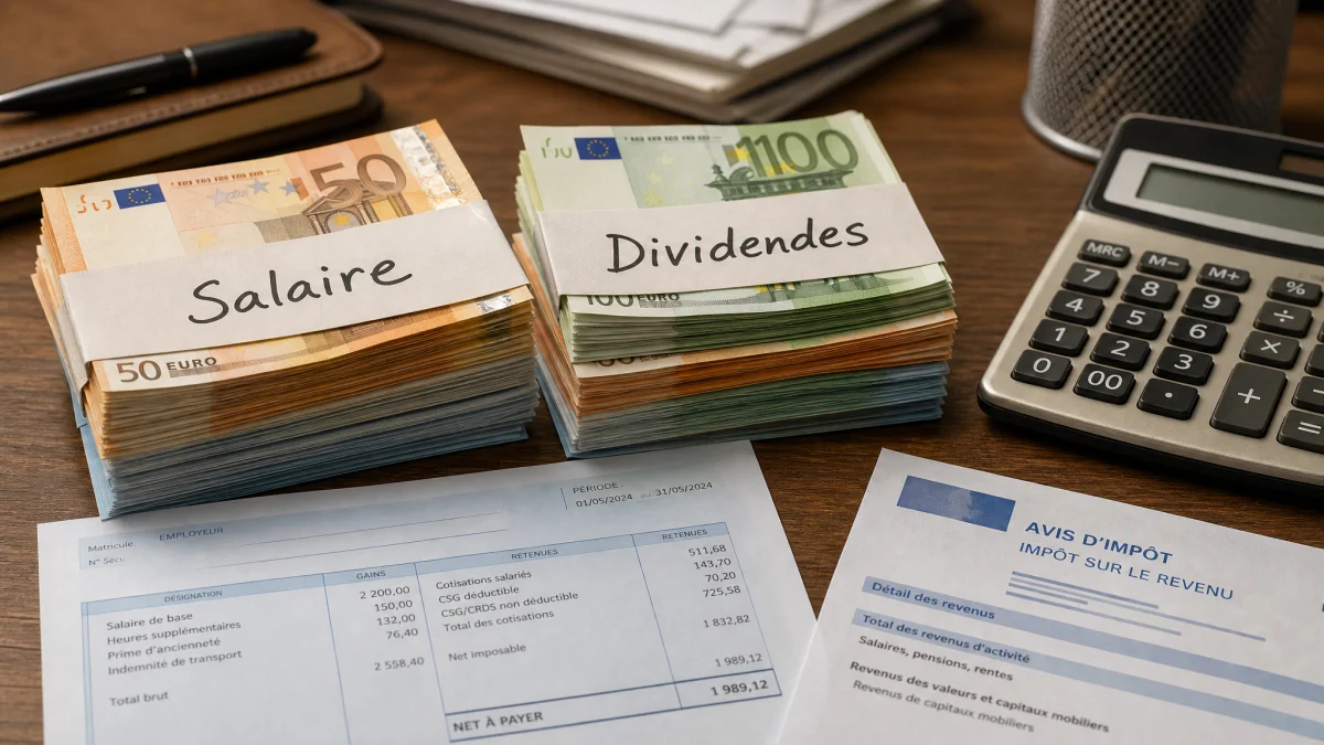 Dividendes vs salaire SASU fiscalité : quel choix en 2026 2 Dividendes vs salaire SASU fiscalité : les règles à connaître — dividendes vs salaire SASU fiscalité