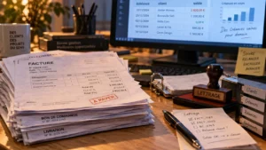Assurer la gestion administrative et comptable des clients : suivi factures, bons de commande et paiements
