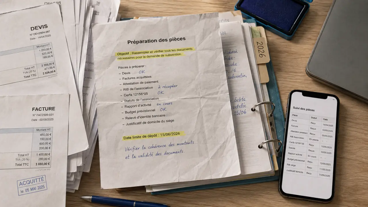 Auto-entrepreneur gestion administrative et comptable : préparation des pièces et factures