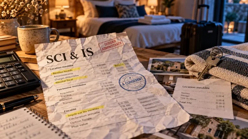 SCI location saisonnière : documents IR et seuil 10%