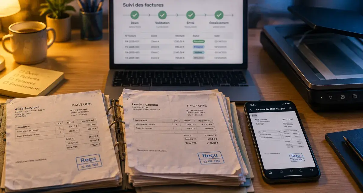 Automatisation des factures en PME : du chaos des e-mails à un cycle piloté de bout en bout 1 Automatisation factures pme : workflow devis, validation, envoi, encaissement