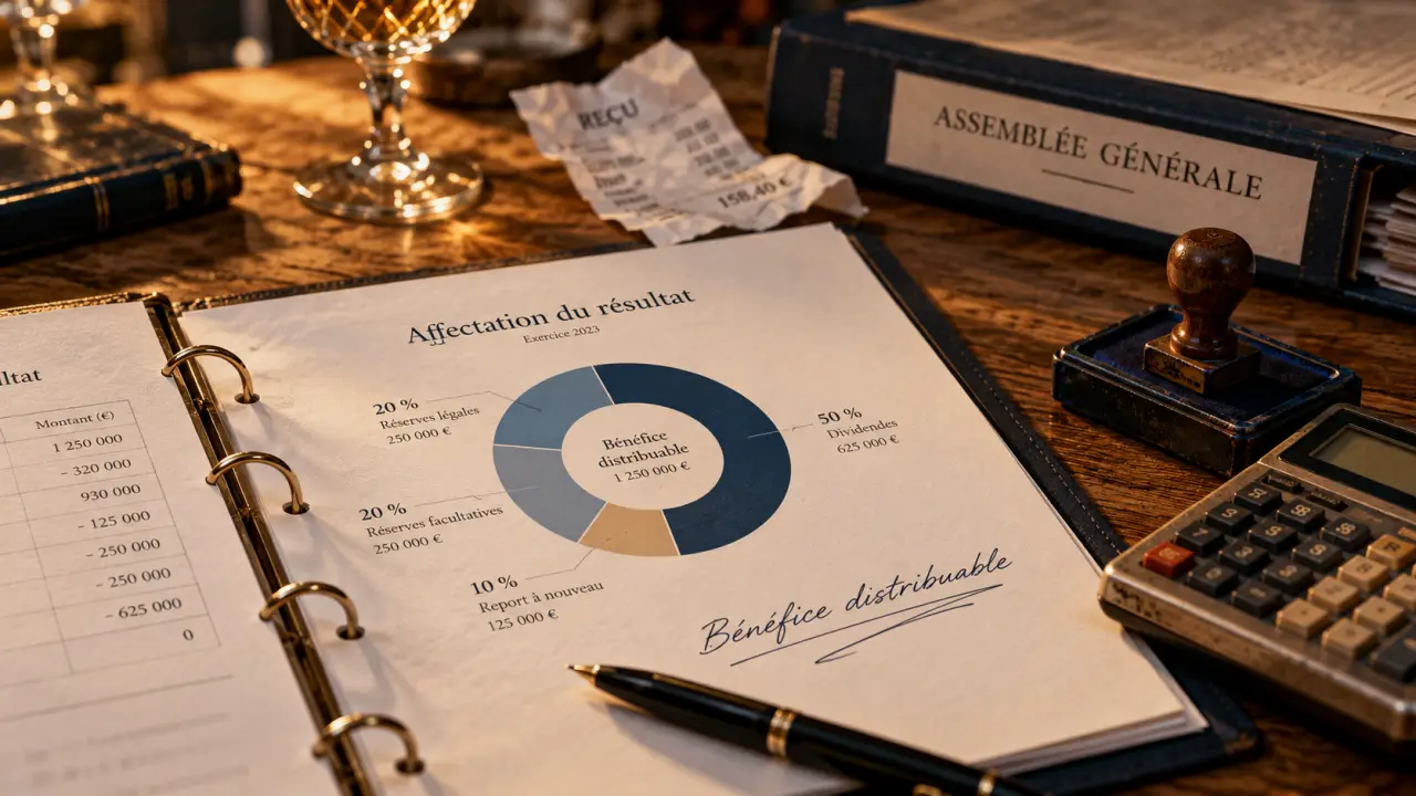Distribution de dividendes : bénéfice distribuable