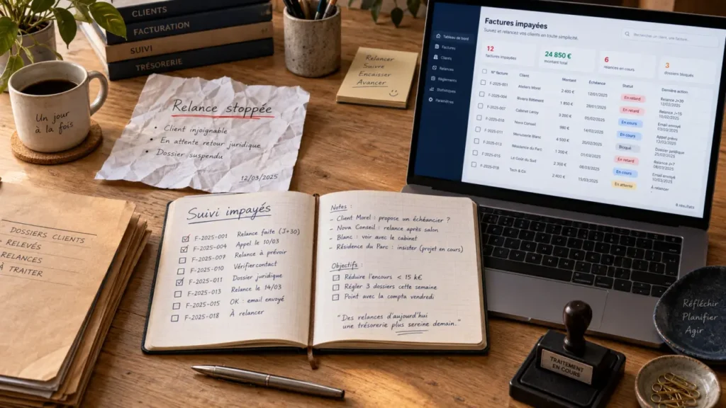 Logiciel de gestion d’impayés pour expert-comptable : 7 critères pour fiabiliser chaque relance 1 Logiciel de gestion d'impayés expert comptable pour suivre les relances impayées