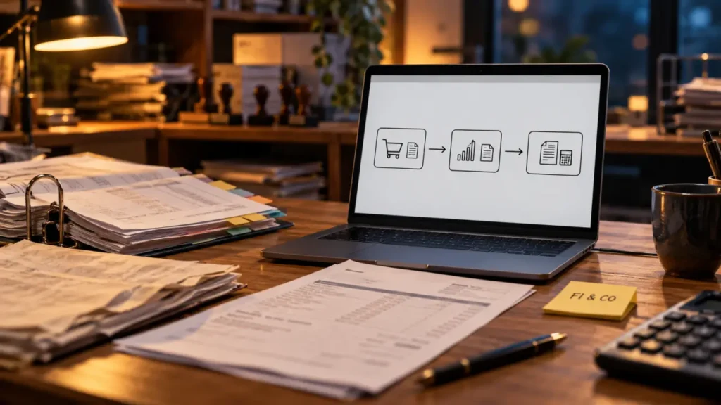 Logiciel SAP comptabilité FI & CO : flux et écritures comptables
