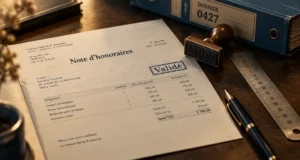Une note d’honoraires est une facture, avec des usages professionnels distincts 2 Note d’honoraires ou facture validée sur un bureau